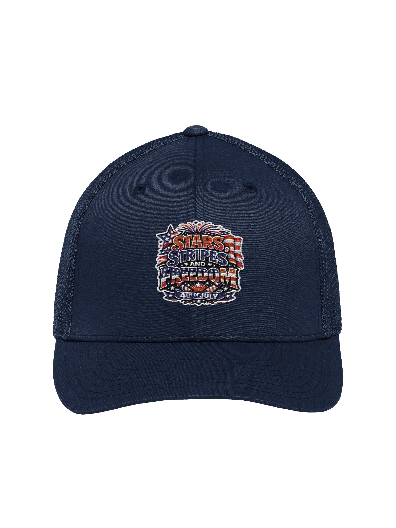 Stars, Stripes & Freedom 4th of July Trucker Hat product image (3)