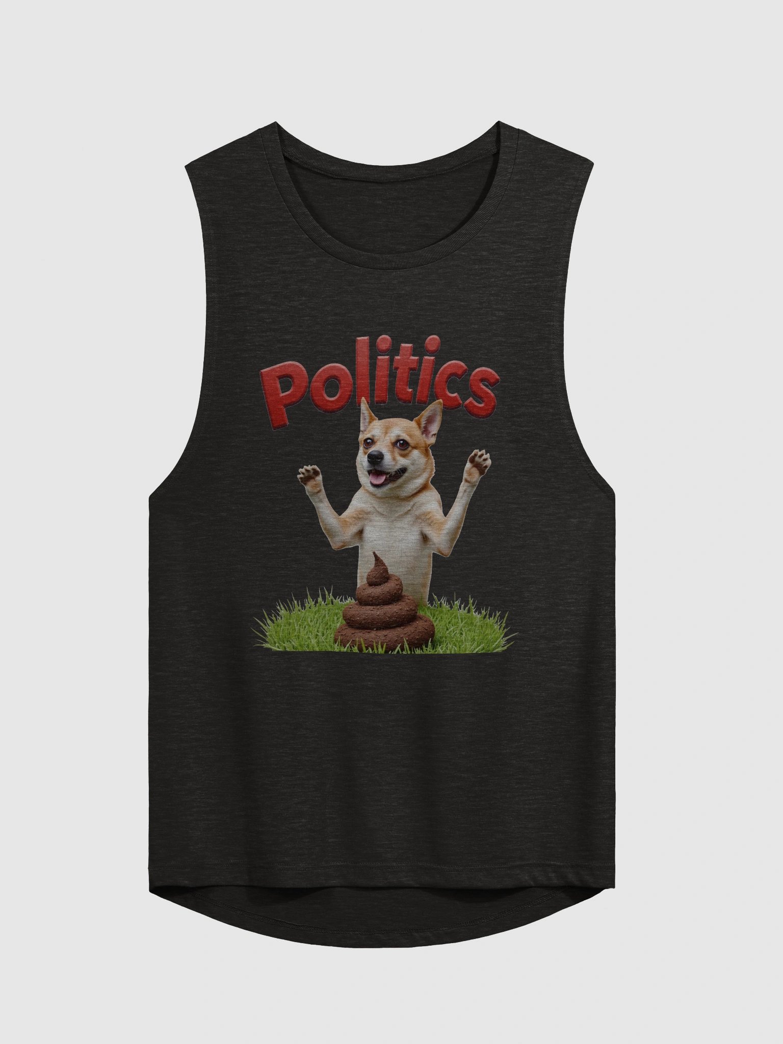 Poopy Politics Flowy Muscle Tank product image (4)