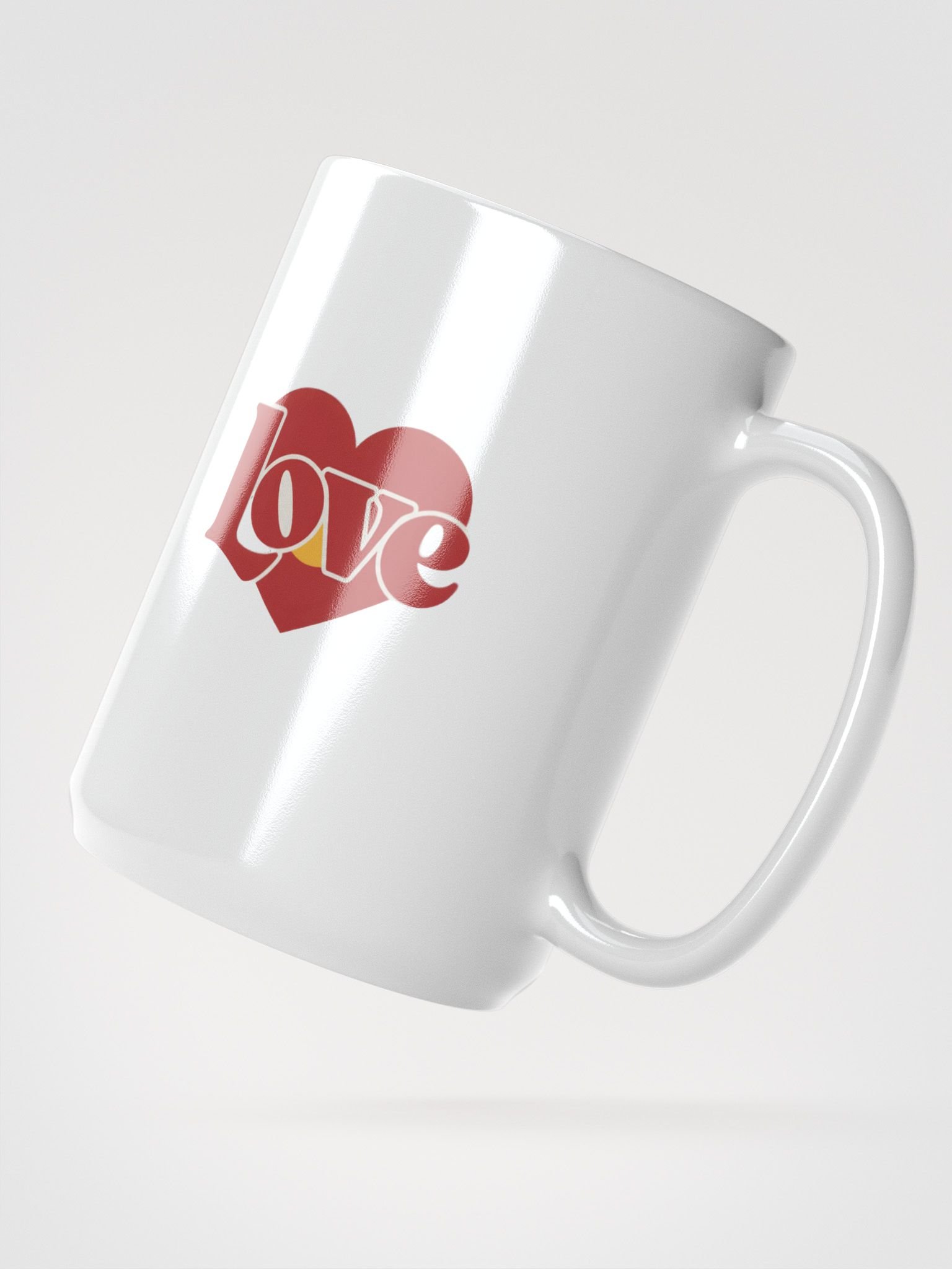 Valentine's Day Red Heart Tea Cup product image (3)