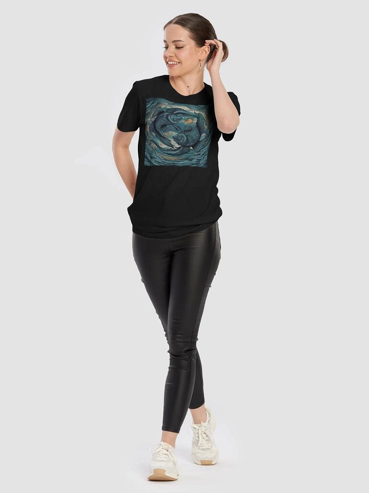 Pisces Zodiac Unisex T-Shirt - Oceanic Fish Design, Astrology Gift product image (1)