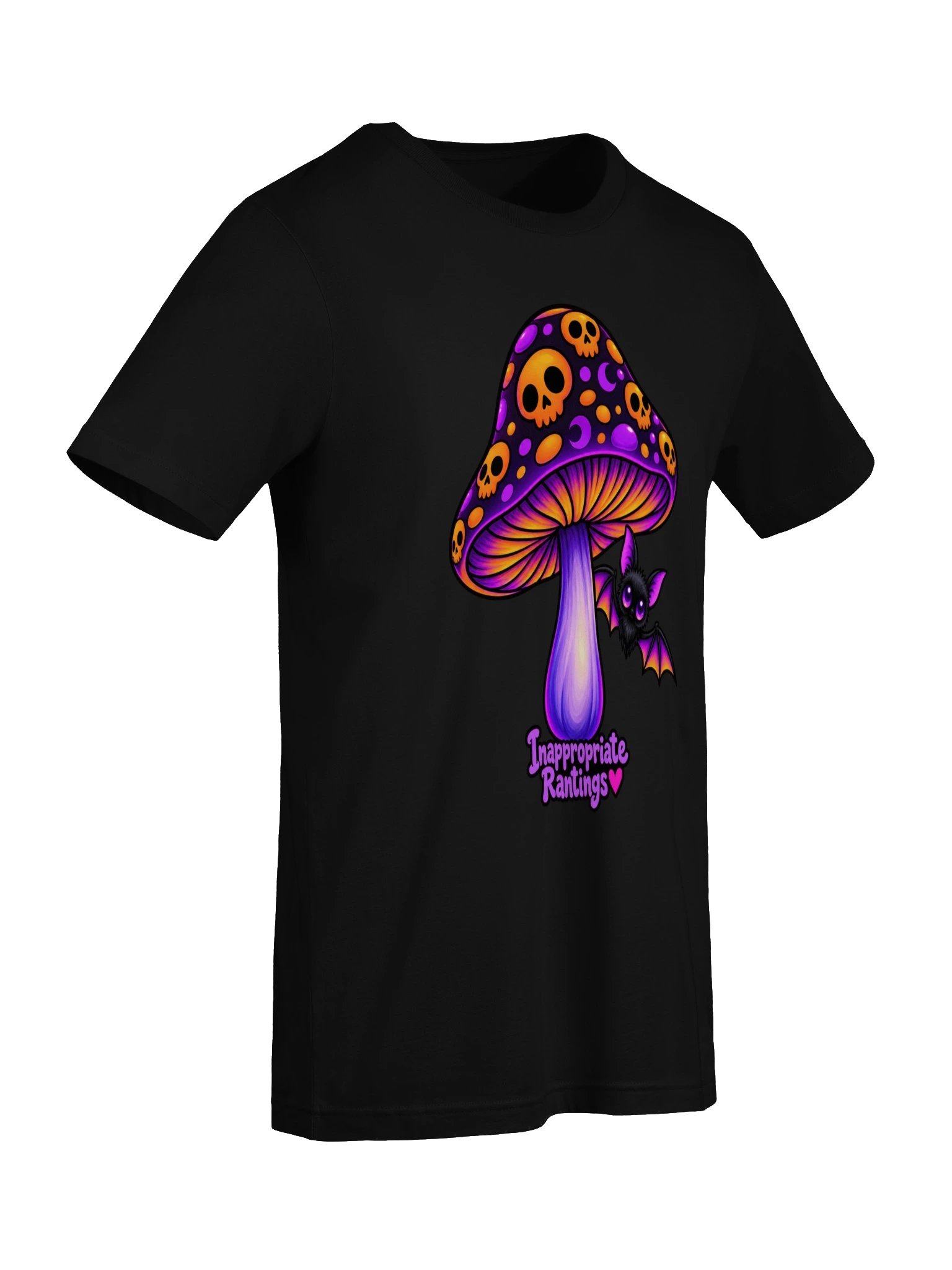 Halloween Mushroom & Bat Tee product image (67)
