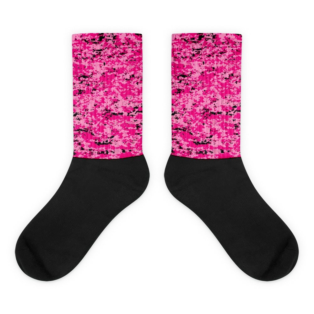 Pixelated Camo Dreams Sublimated Socks product image (1)