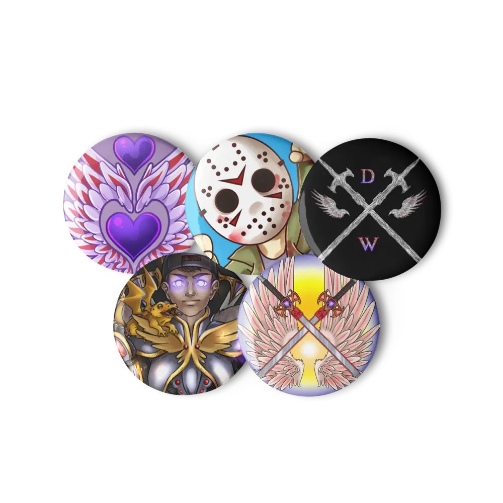 DreamWarrior Logo w/ Classics Button Set product image (1)
