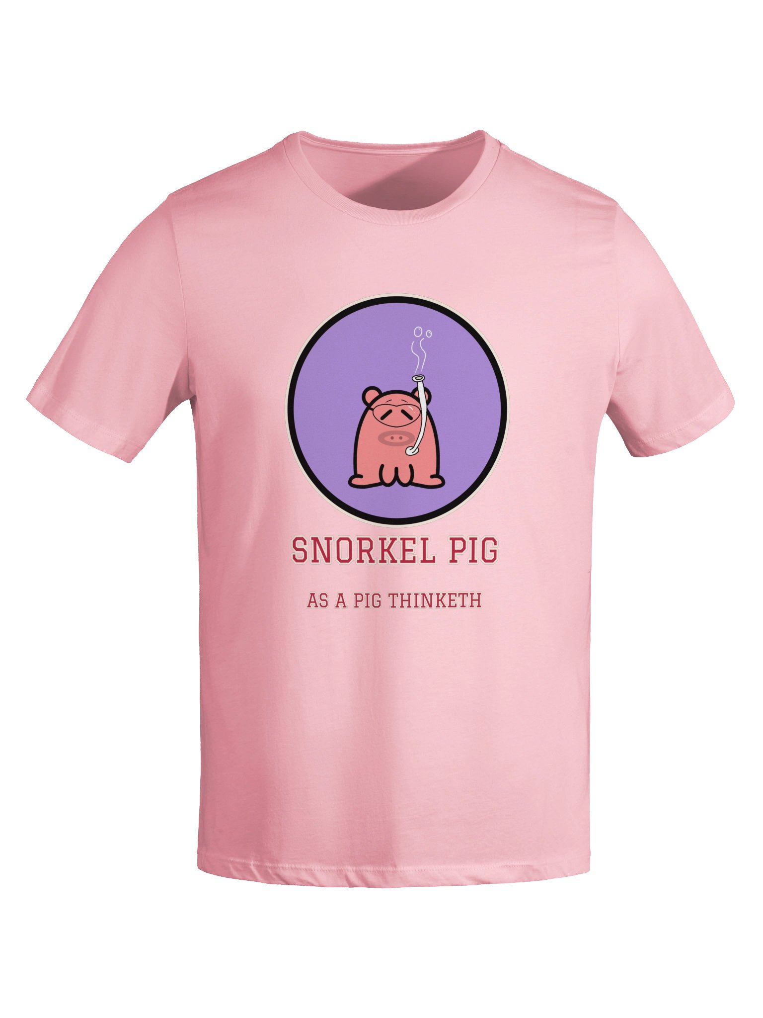 Snorkel Pig Women's Tee | As a Pig Thinketh product image (7)