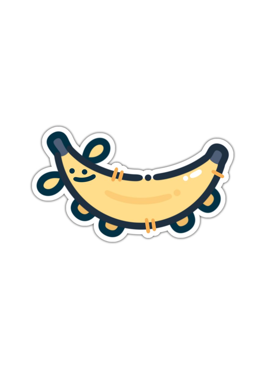 Banana Dog Sticker product image (1)