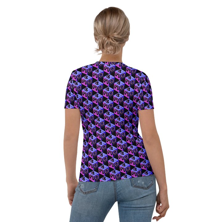 Next Generation Records All Over Print Ladies Tee NGR Cube Logo product image (2)
