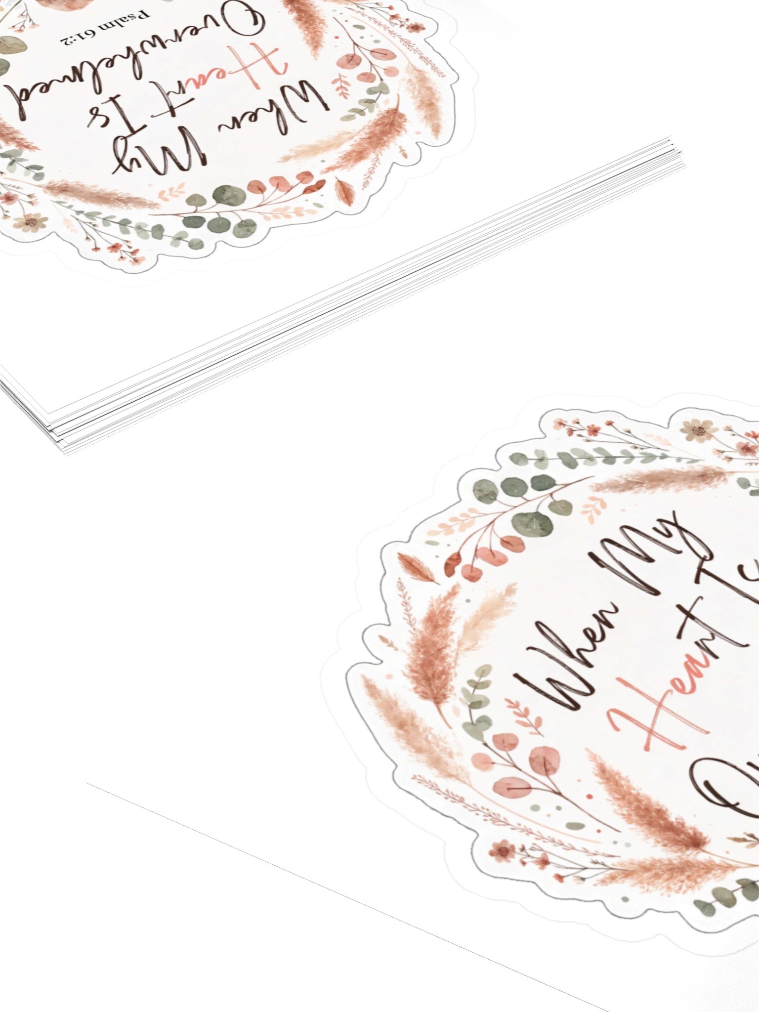 When My Heart Is Overwhelmed (Psalm 61:2) product image (10)