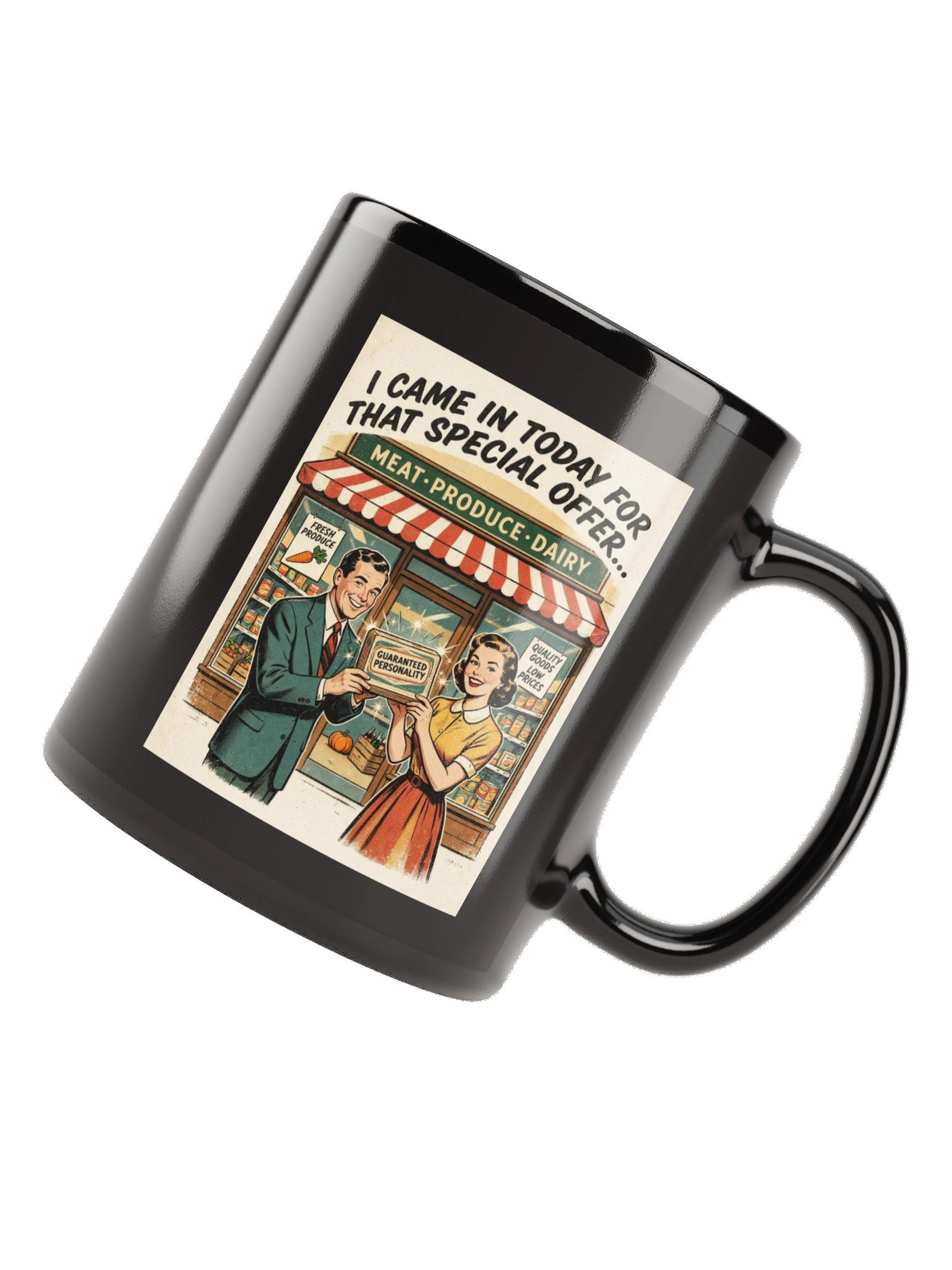 Guaranteed Personality Vintage Grocery Mug product image (11)