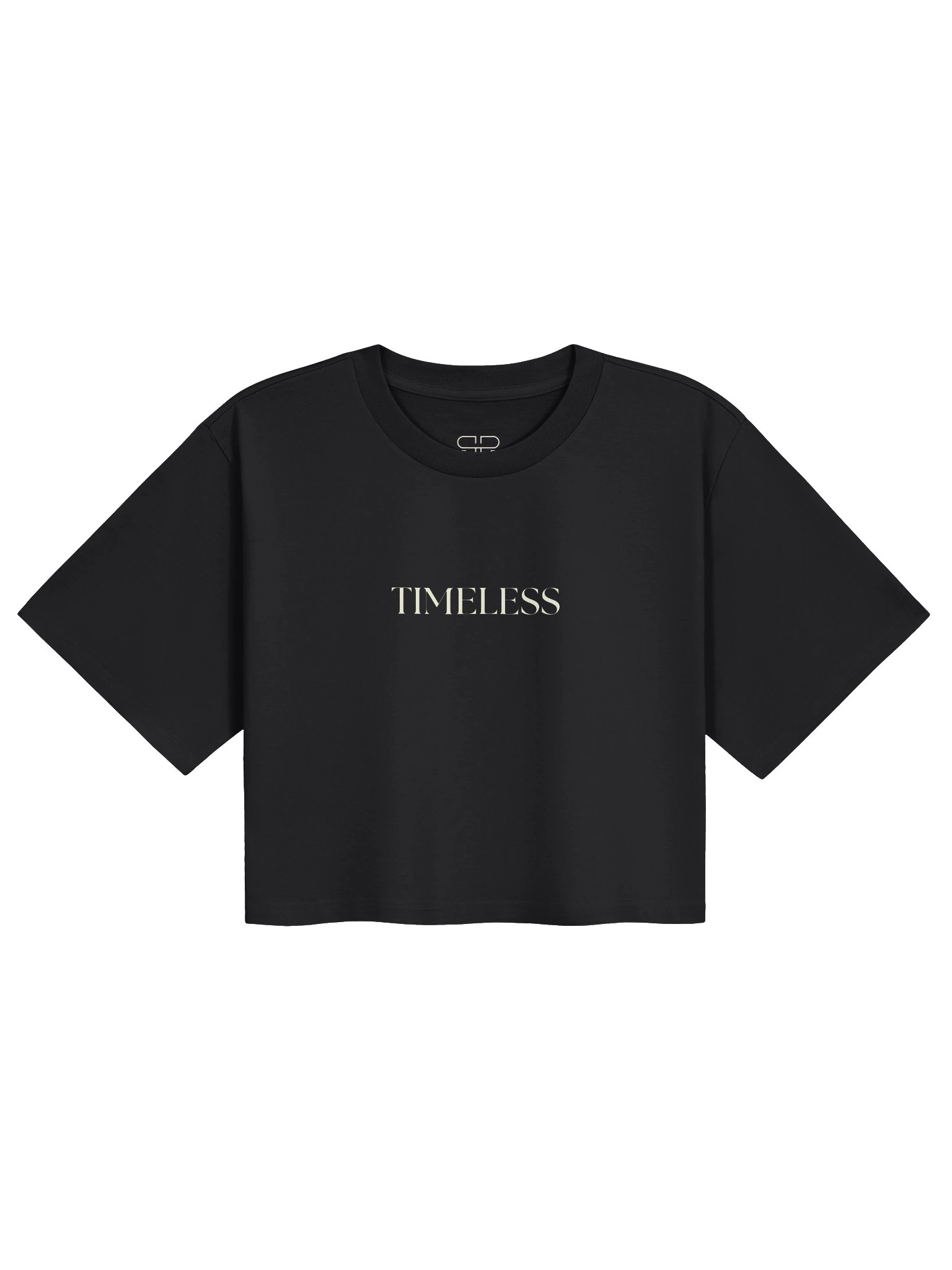 TIMELESS Crop Tee - Dark product image (1)