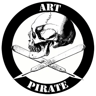 Art Pirate Collage Art.