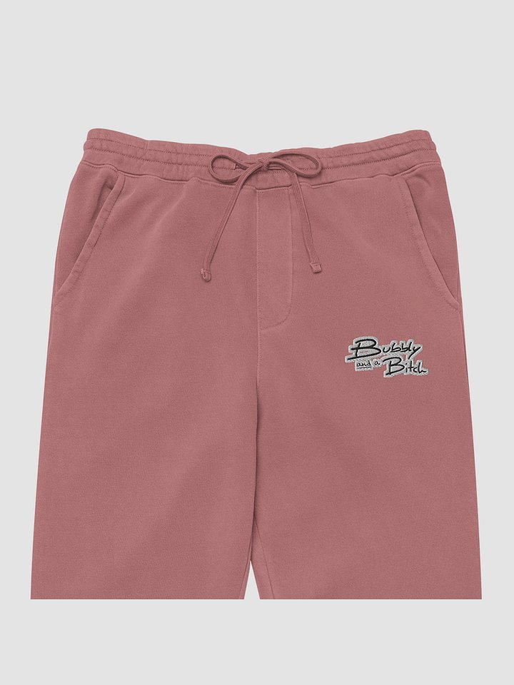 Bubbly and a B*tch embroidered pigment sweatpants (bubble design) product image (1)