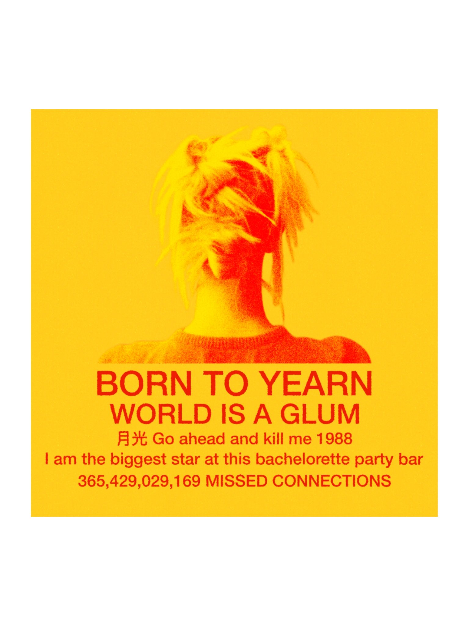 born to yearn sticker product image (1)