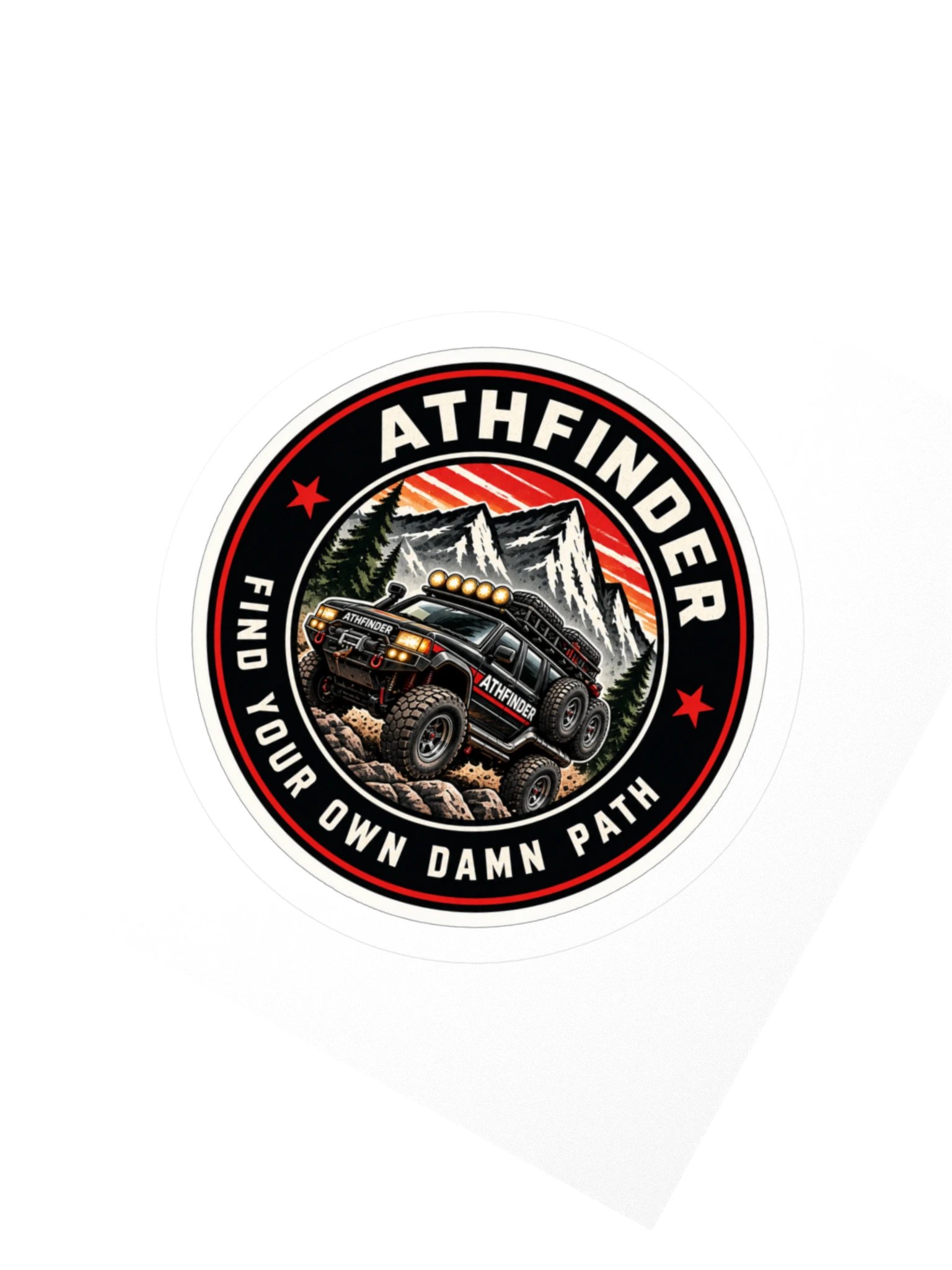 ATHFINDER Trail Badge Sticker product image (2)