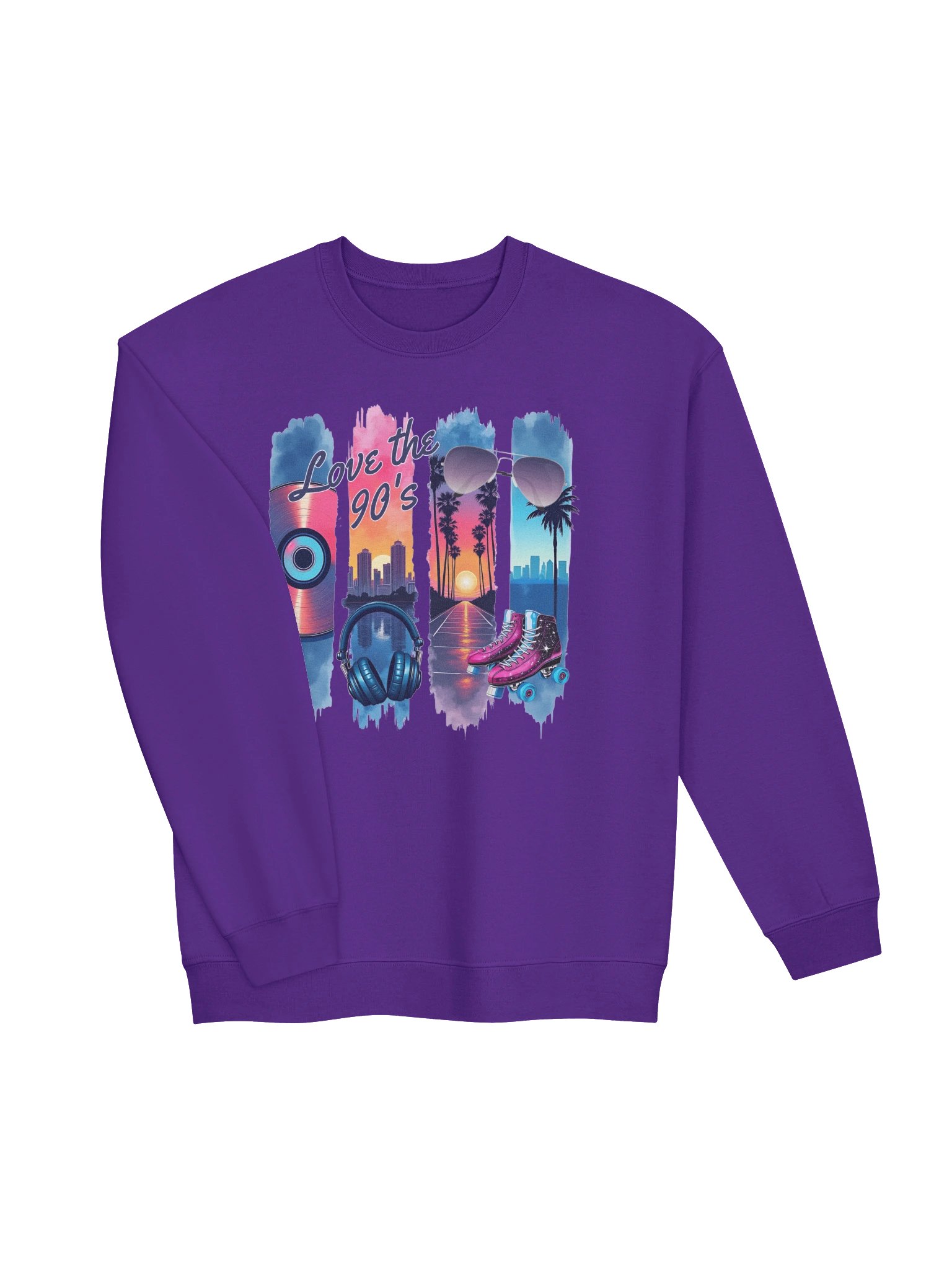 Love the 90s Retro Neon Crewneck product image (19)
