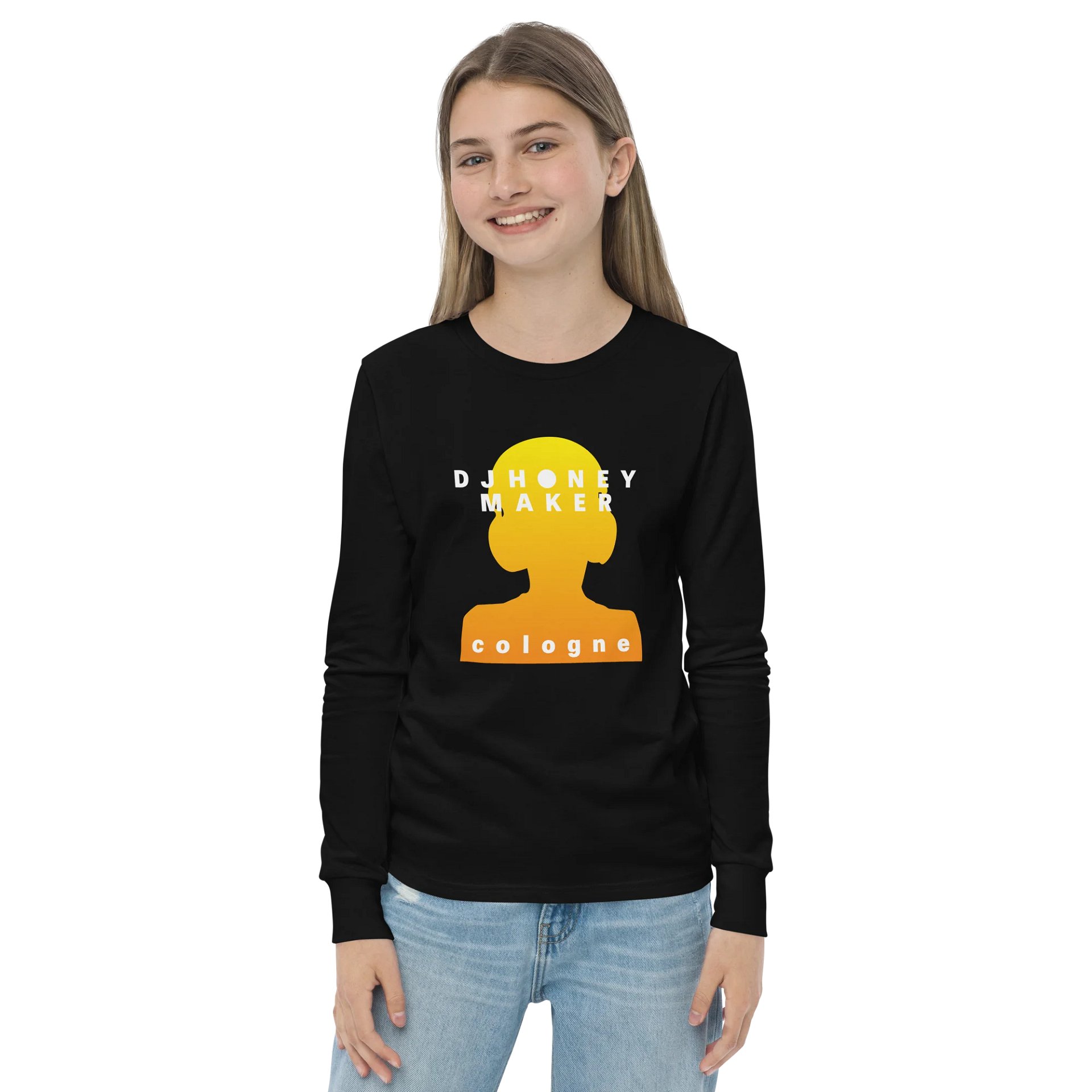 DJHoneyMaker Cologne Youth Long Sleeve T-Shirt product image (2)
