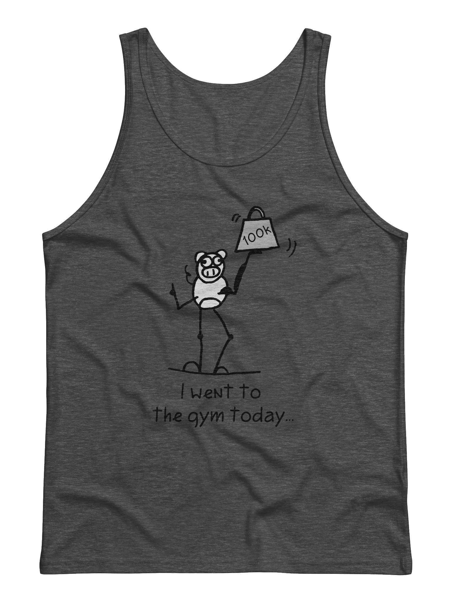 'I went to the gym today' Pupsies! Tank Top product image (1)
