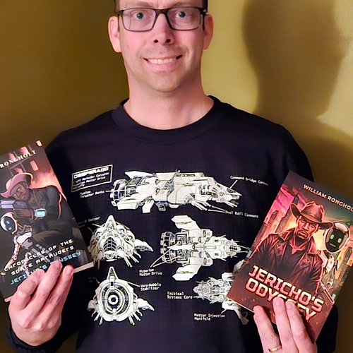 Get your own copy of Jericho's Odyssey we still have new and old covers. Plus get your own Desperado shirt in long sleeve and...