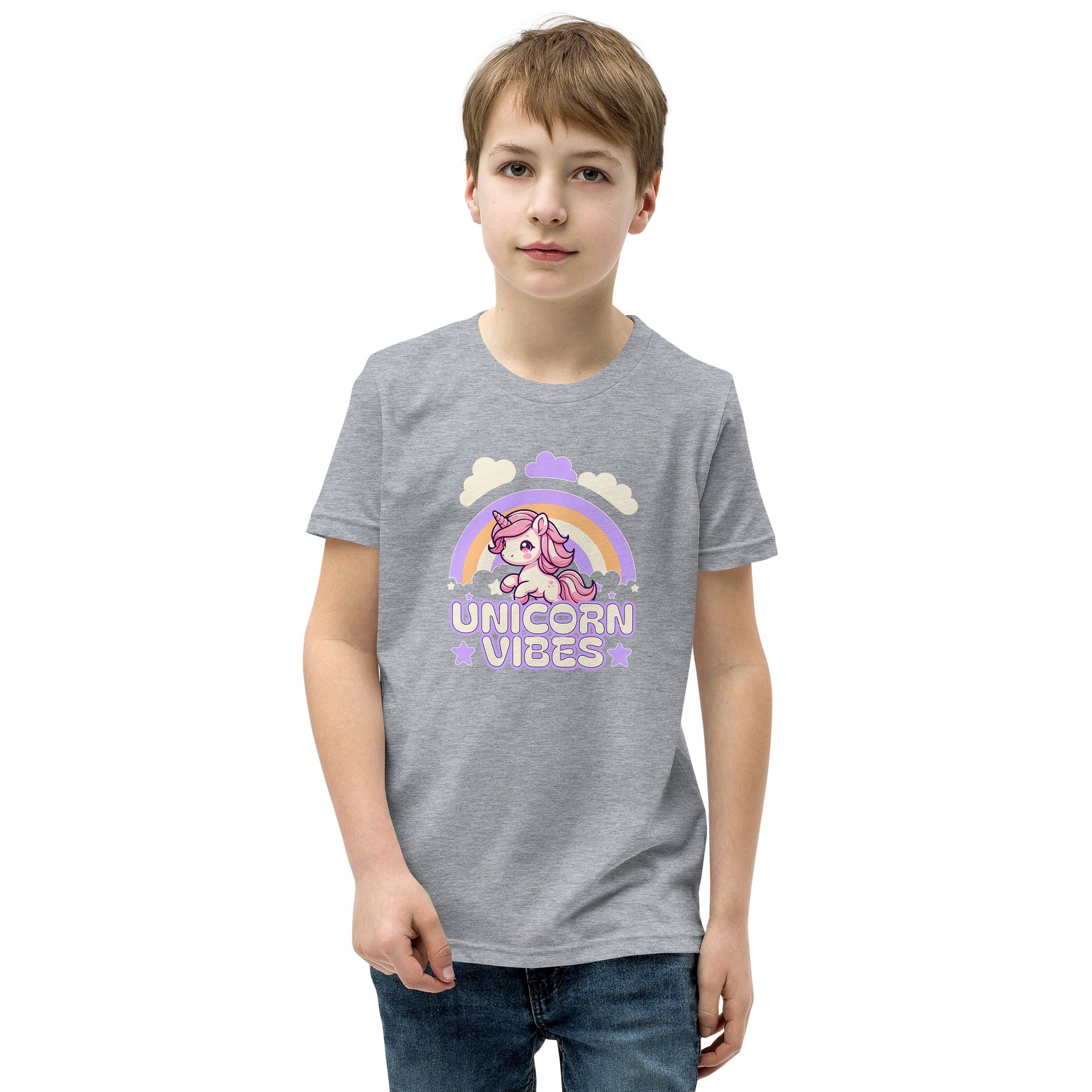 Stylish Unicorn Vibes Youth T-Shirt for Casual Outfits product image (12)