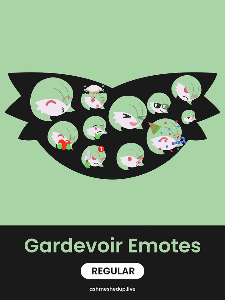 Gardevoir Emotes (Regular) product image (1)