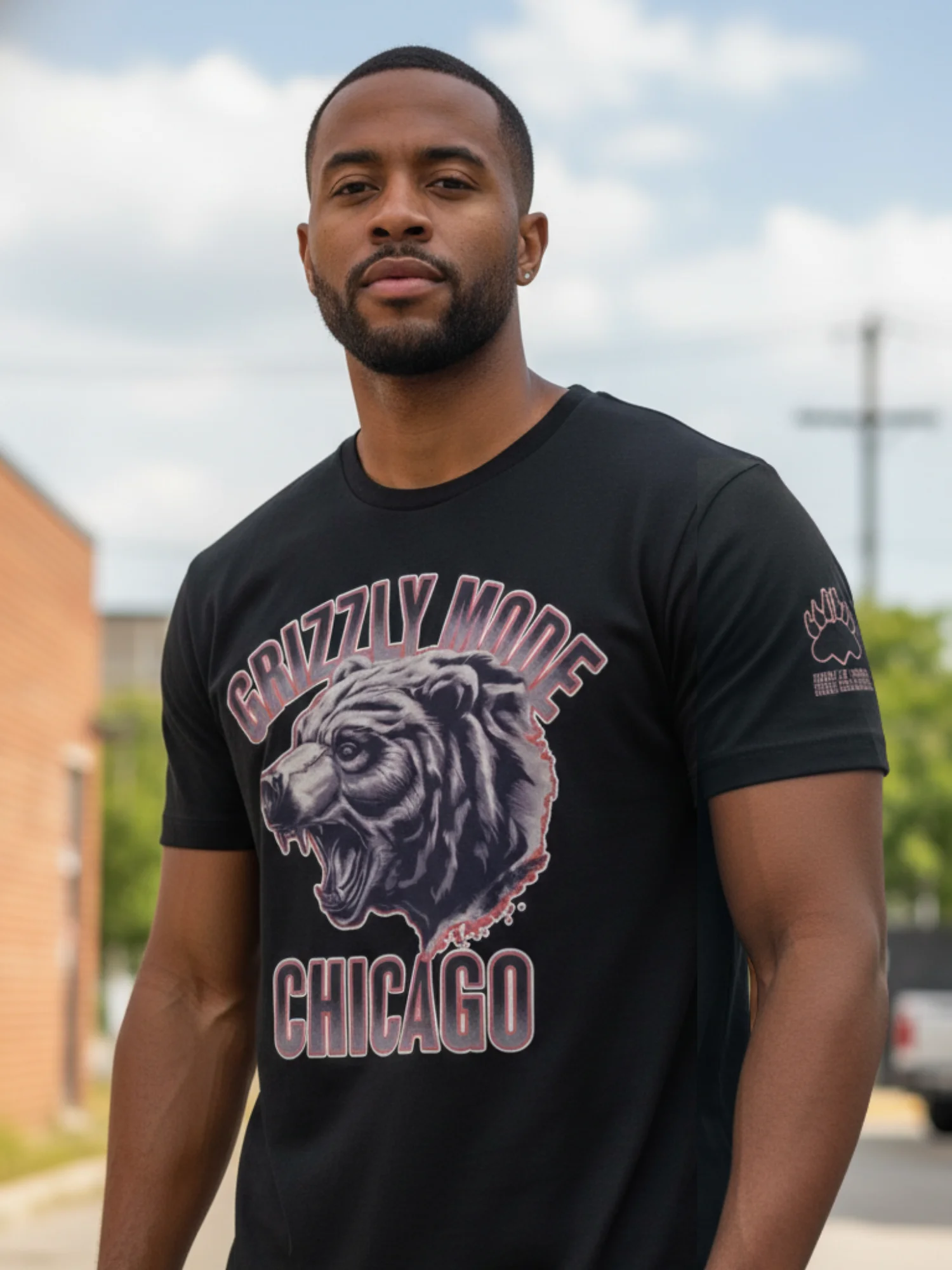 Grizzly Mode™ T-Shirt | Chicago | Football | Home Locker product image (1)