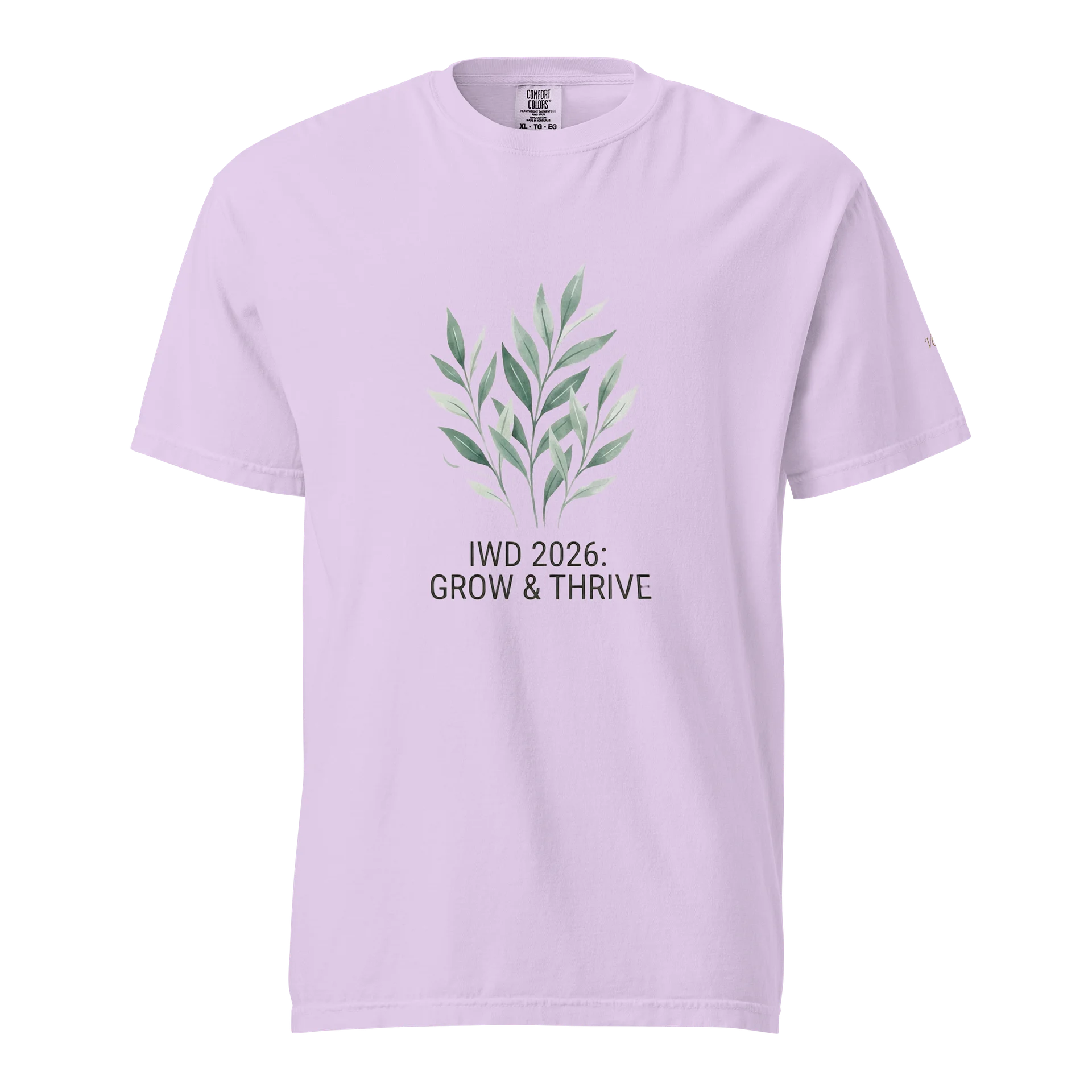 The "Grow & Thrive" Oversized Tee (Lavender) product image (3)
