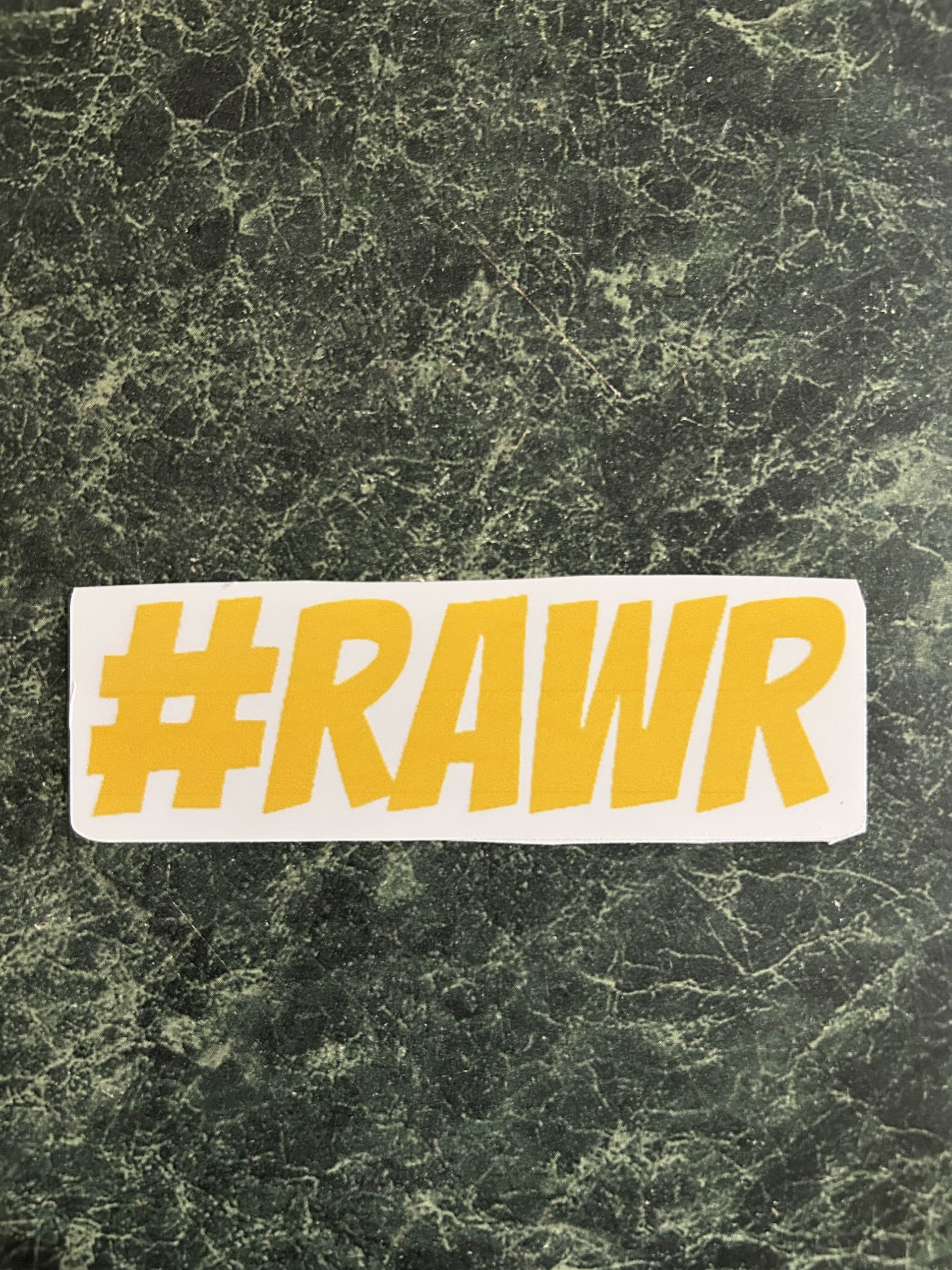#RAWR Sticker Yellow product image (1)