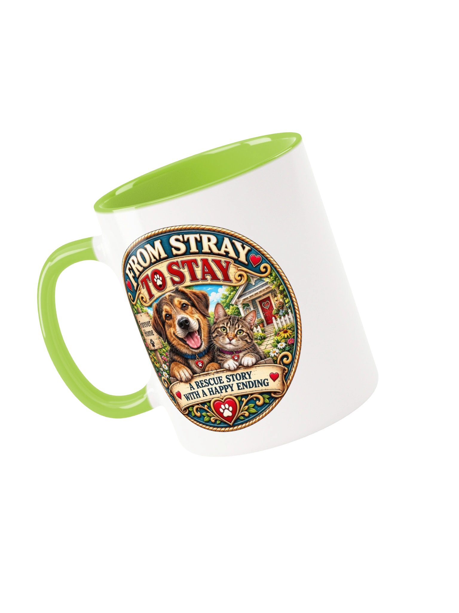 From Stray to Stay Rescue Two Color Mug product image (73)