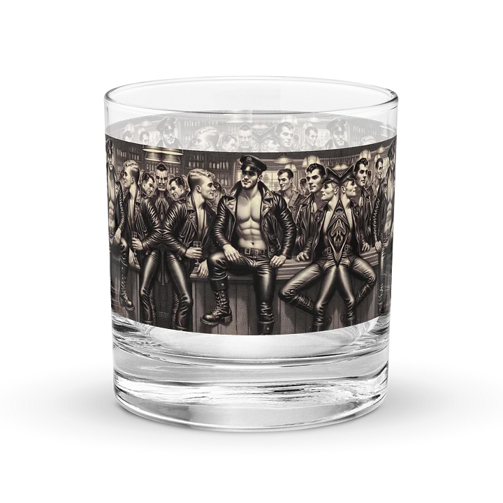 To Sir With Love Leather Heritage Wrap Glass – Premium Barware with Iconic Design product image (1)