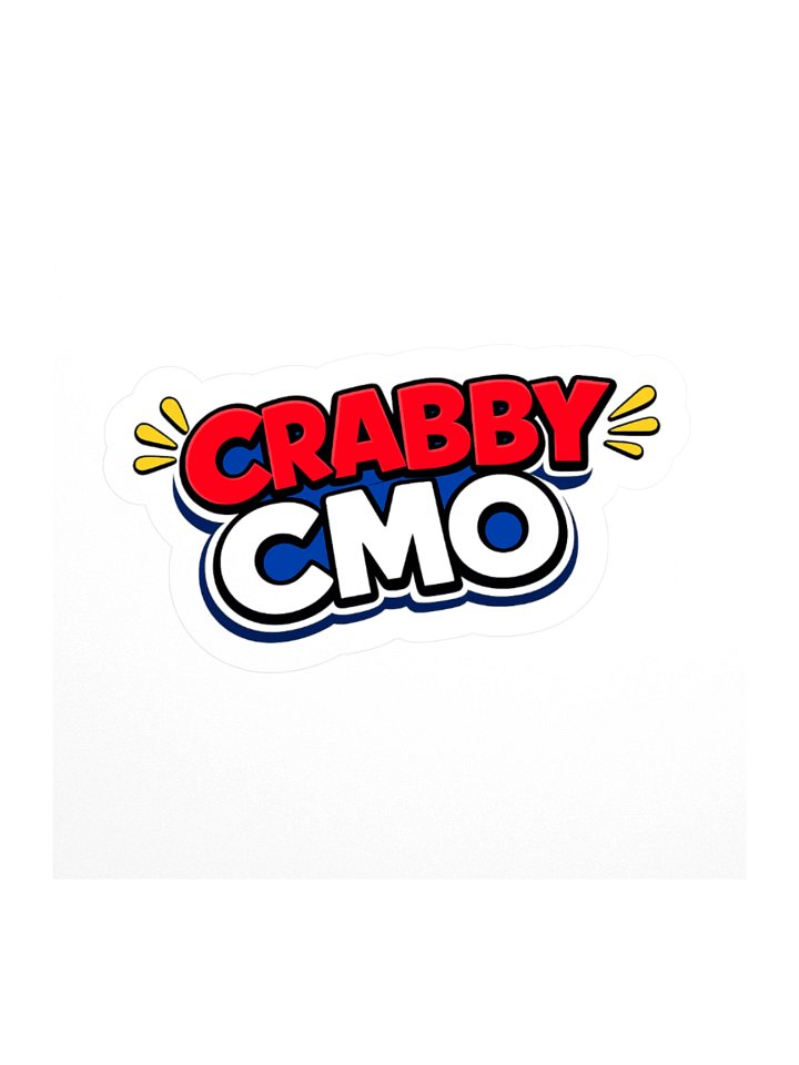 Crabby CMO 3" laptop sticker product image (1)