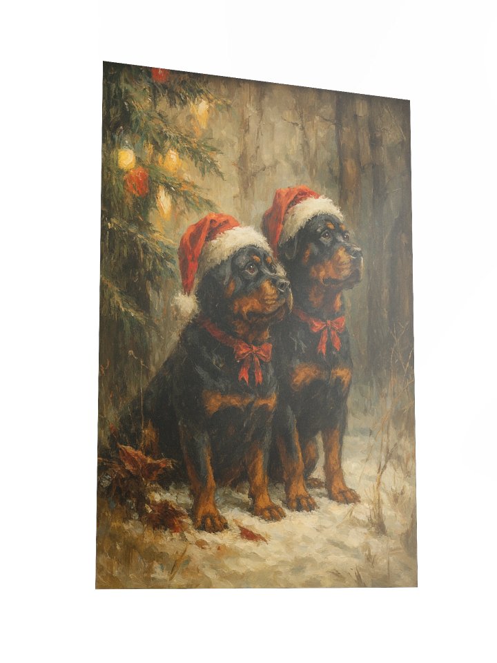Santa Paws Holiday Poster product image (5)