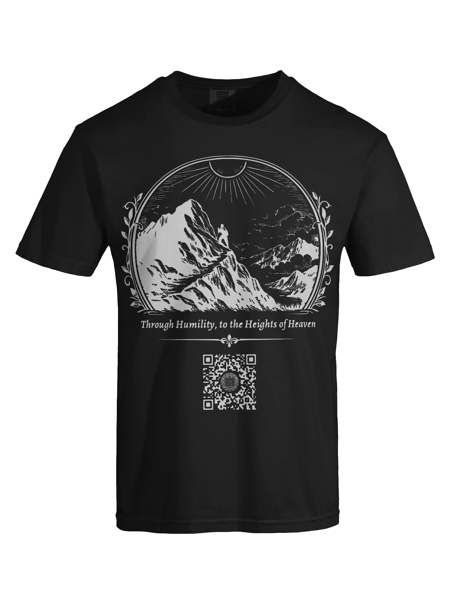 Descent Before Ascent (White on Black/Color) product image (7)