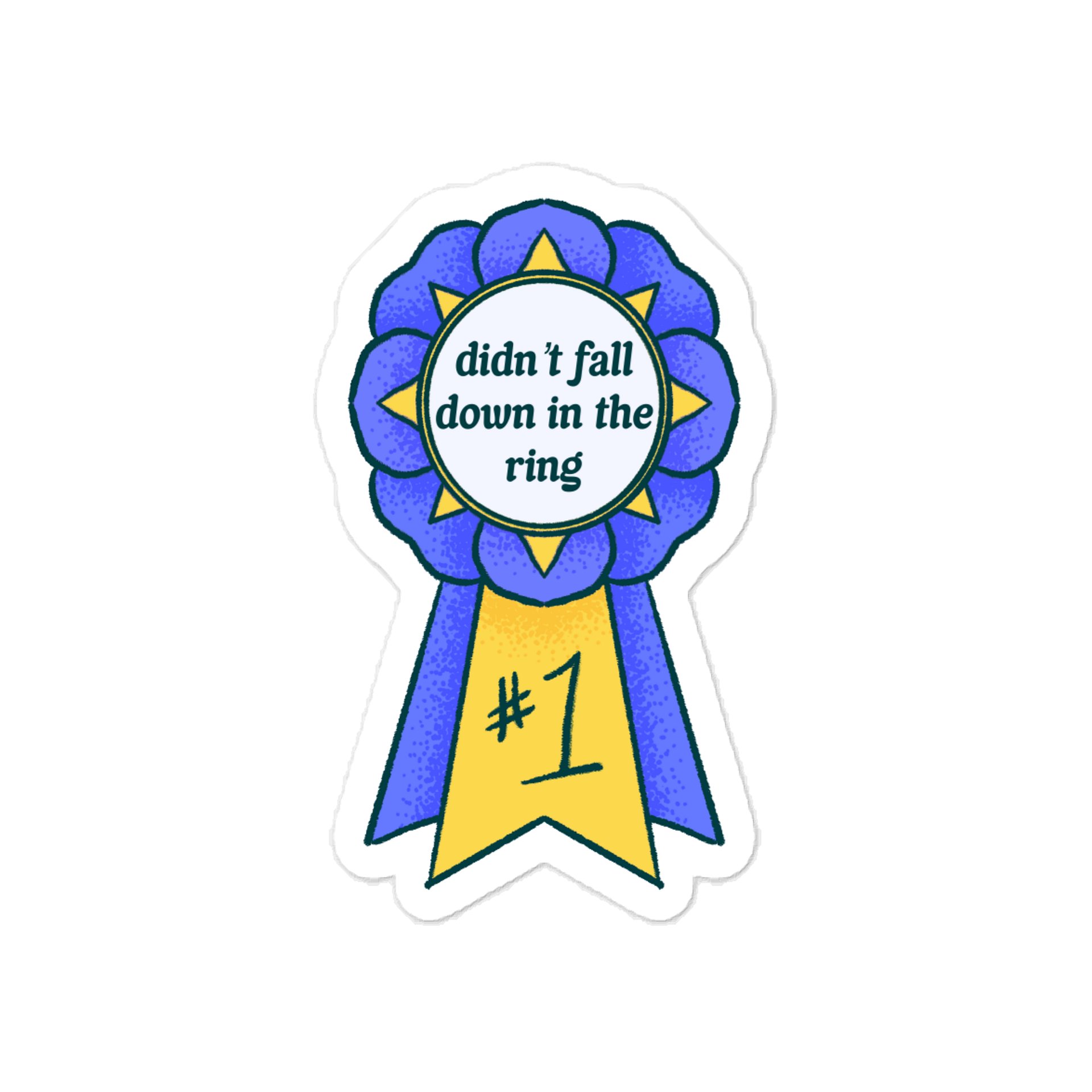 Rosette Series: Didn't Fall Down Sticker product image (1)