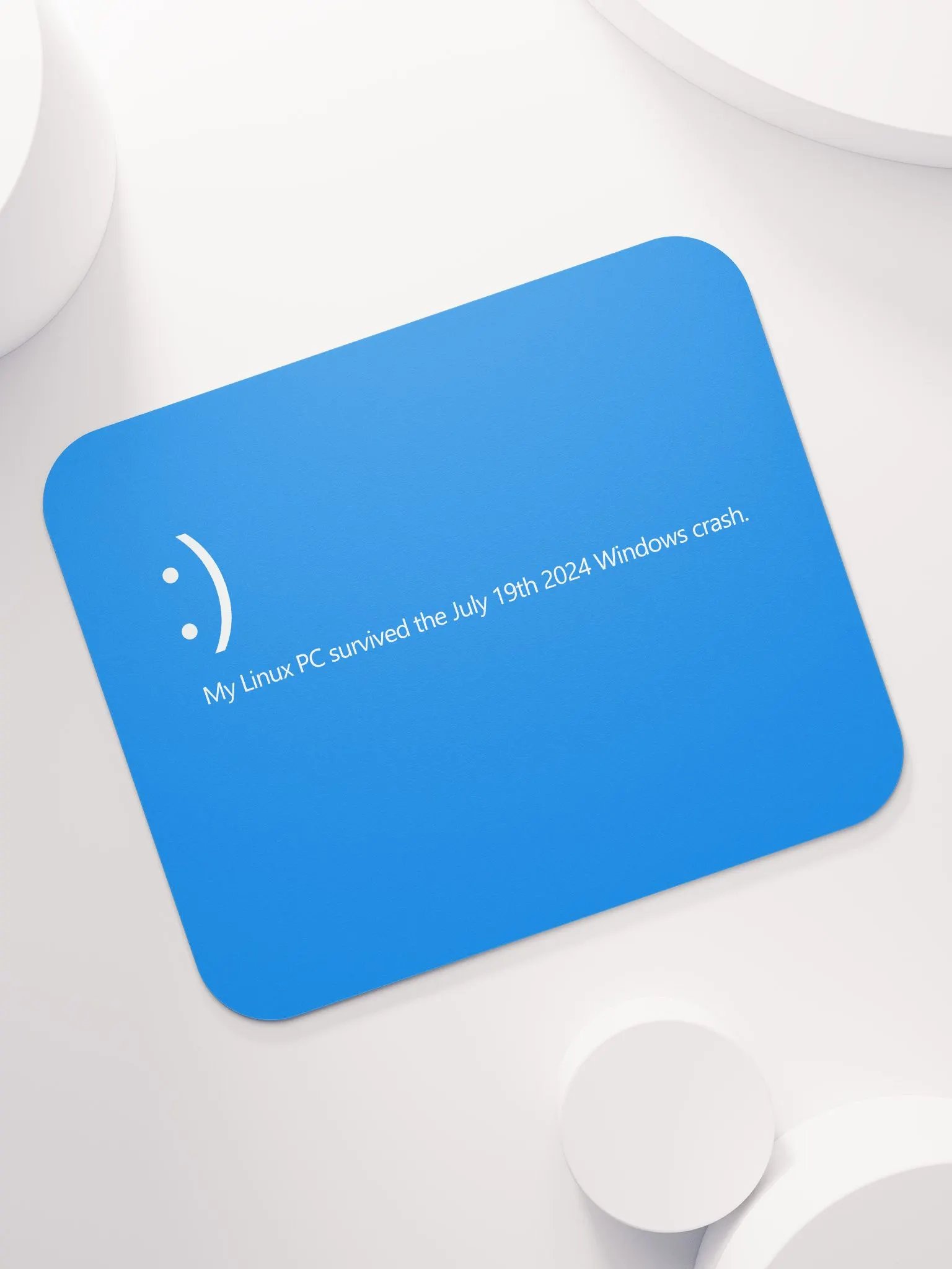My Linux PC Survived Mouse Pad product image (7)