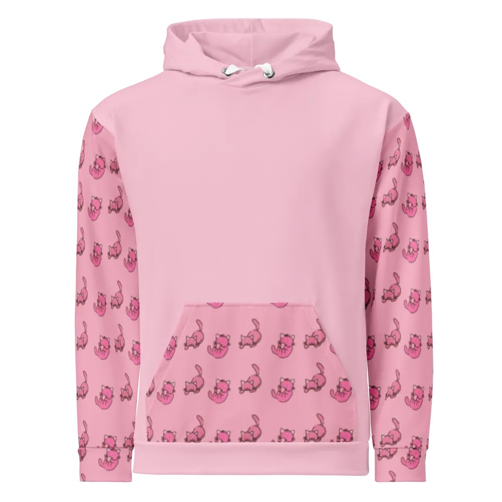Pink Cat Paradise Hoodie product image (7)