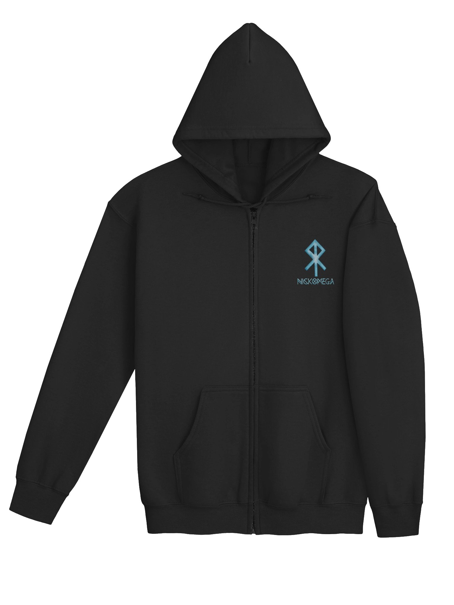 Frozen Bindrune Zip Hood product image (4)