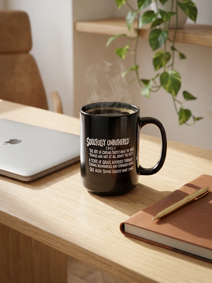 Soulfully Unbothered Definition Ceramic Mug product image (1)