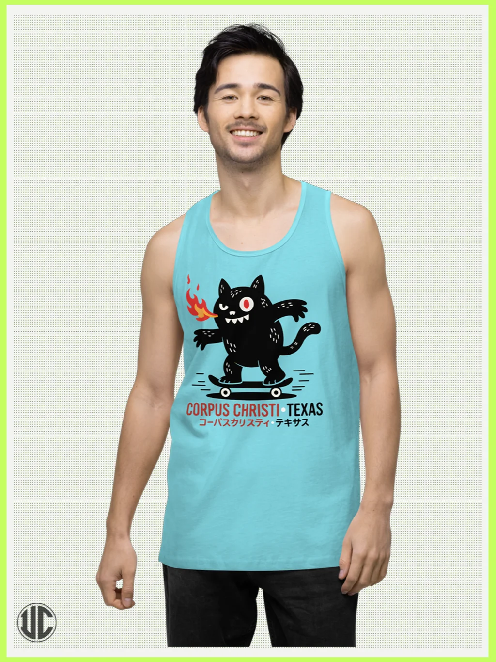 Corpus Christi Skater – Men’s Tank Top product image (3)