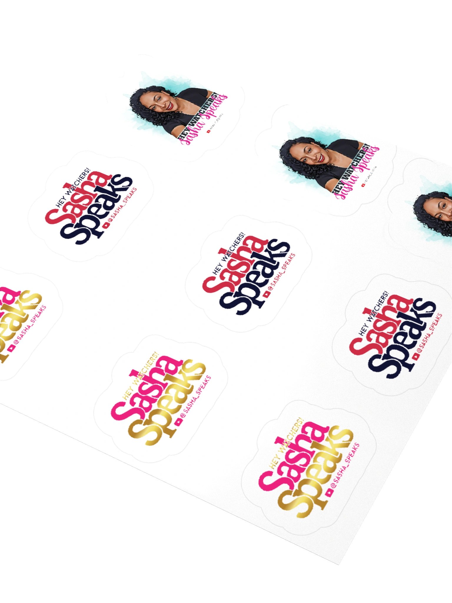 Sasha Speaks Vinyl Stickers product image (3)