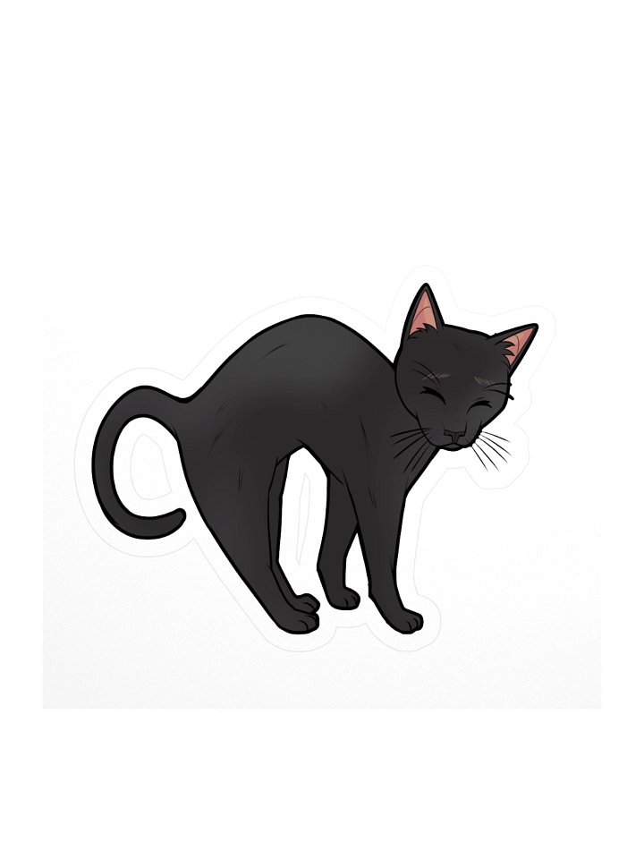 Just Stretching Sticker product image (1)