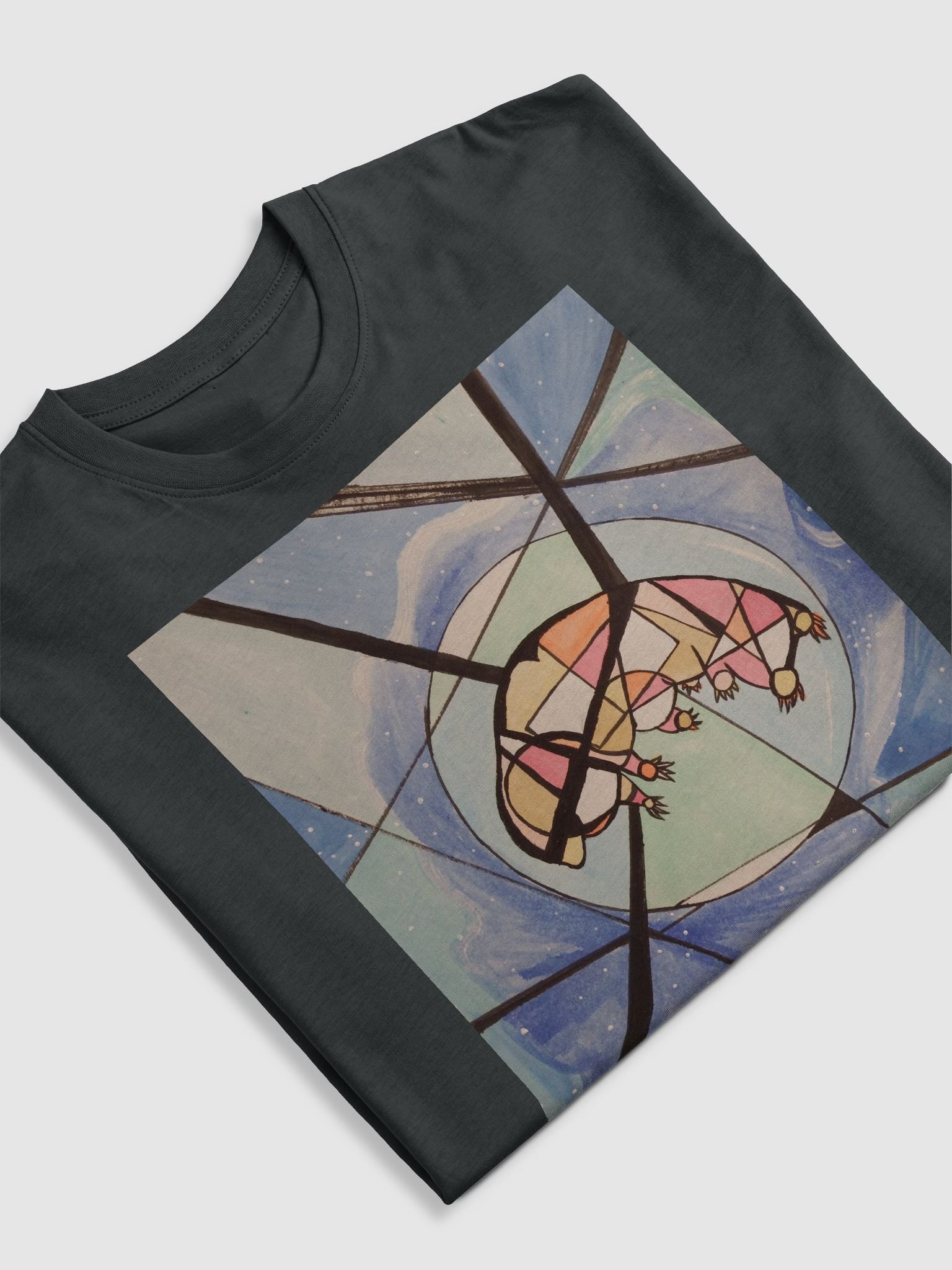 Cubism Painting: The Dream of a Tardigrade Cotton Heritage Men's Premium Heavyweight Tee by Cotton Heritage product image (9)
