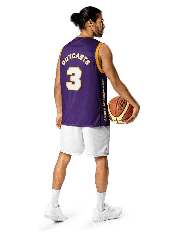 Outcasts Basketball Jersey Purple/Gold product image (3)