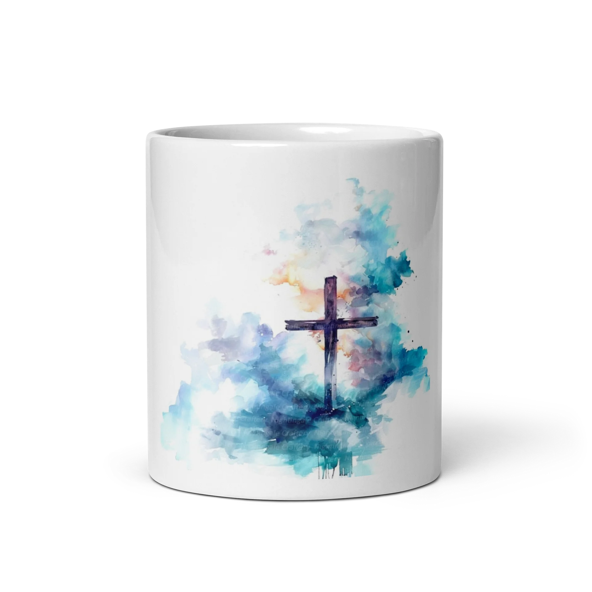 Watercolor Cross Mug product image (5)
