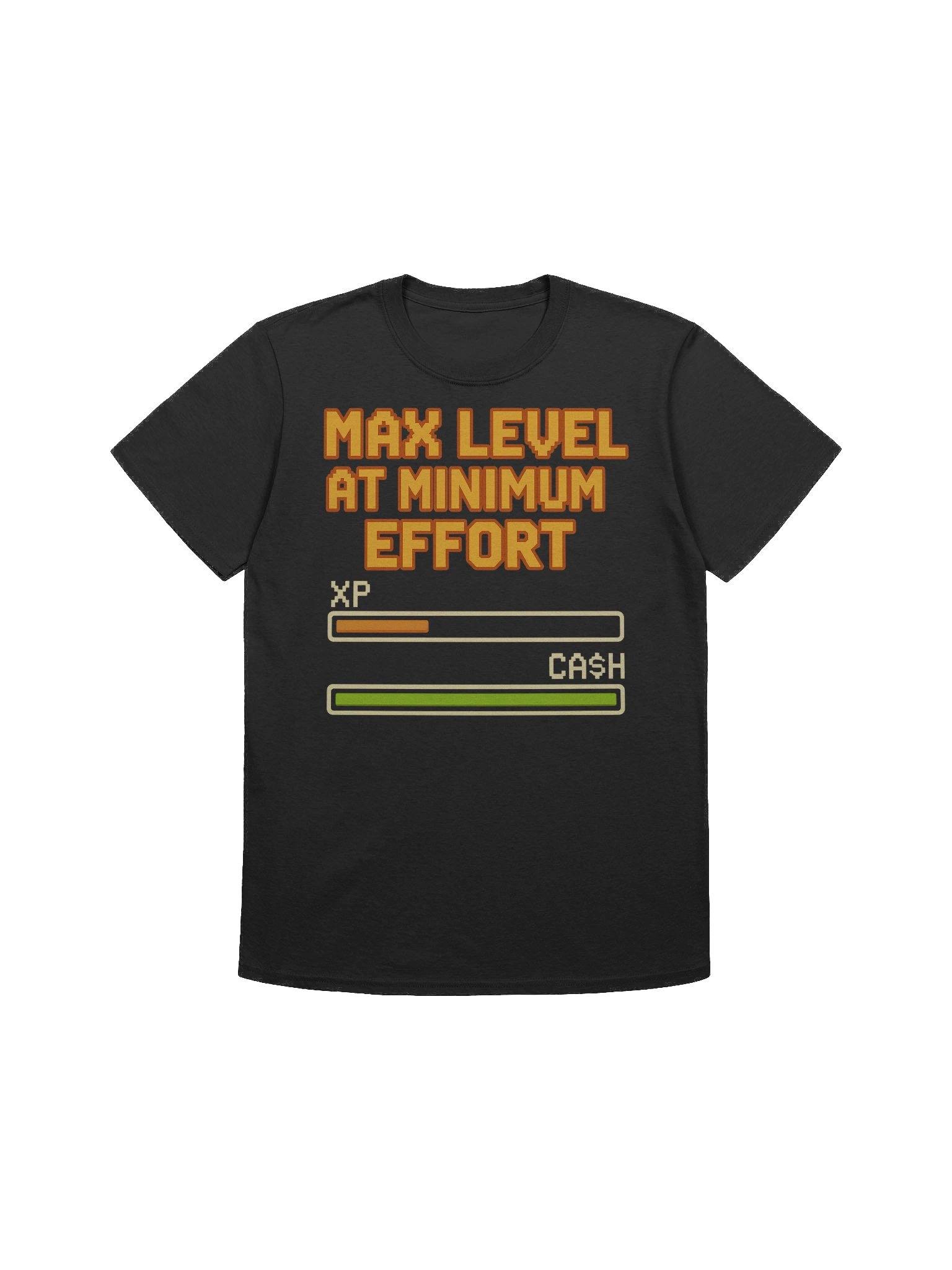 Max Level, Minimum Effort – Gamer Hustle Tee product image (1)