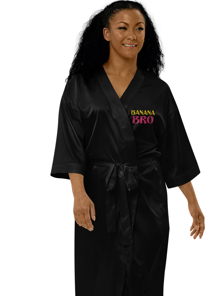 Banana Bro satin robe product image (2)