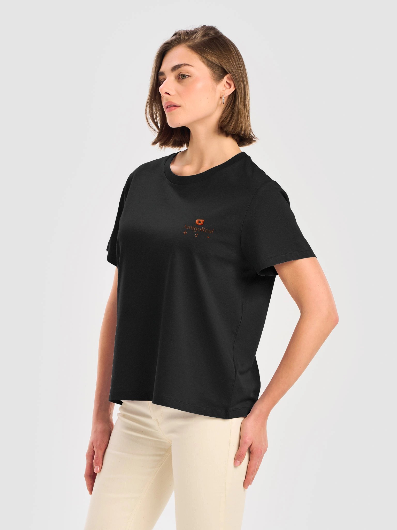 AmigoReal Damen Bio-Baumwoll T-Shirt product image (67)