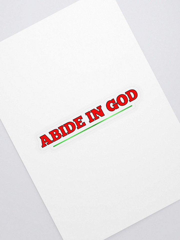 Abide in GOD product image (1)