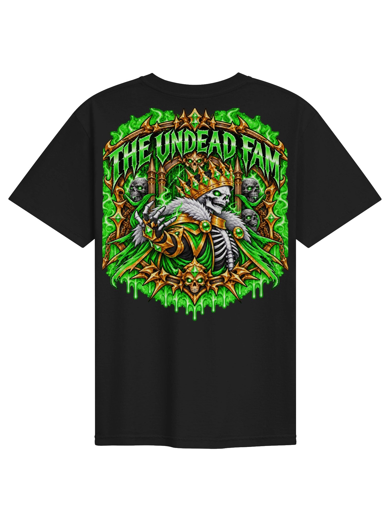 Undead and Unbothered Tee (Green) product image (2)