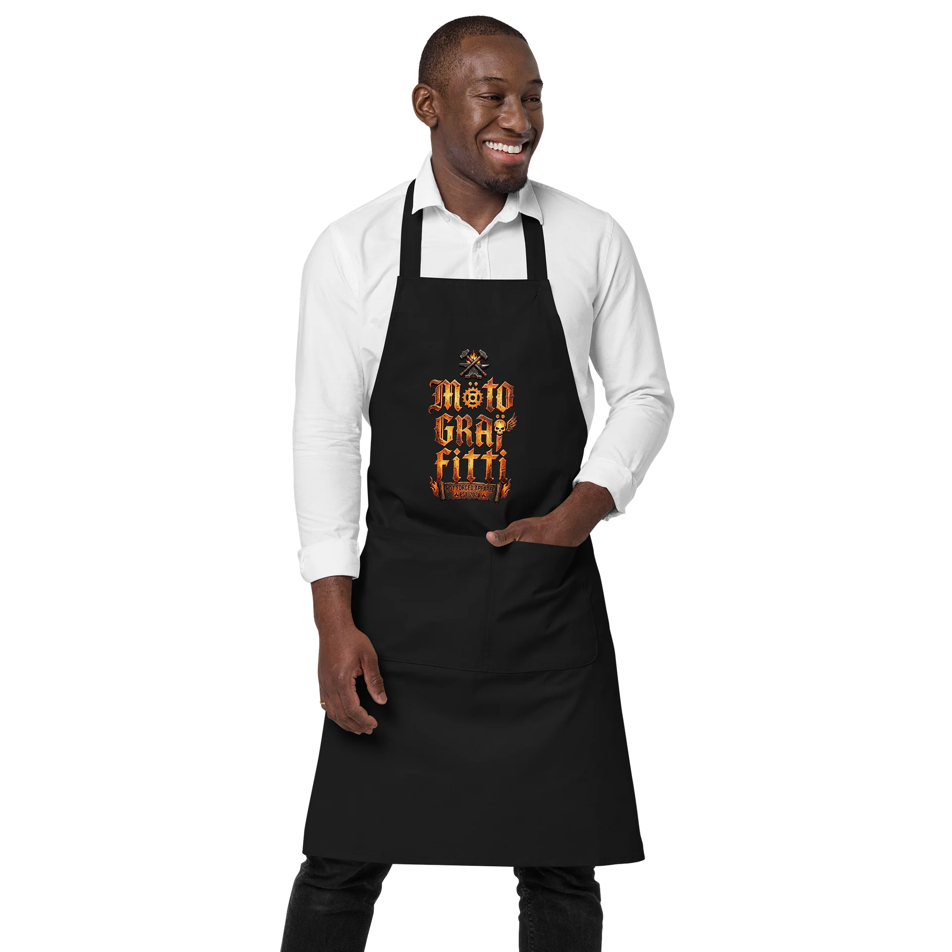 Hot Forged Biker Apron — SOL'S by MötoGraffitti product image (1)