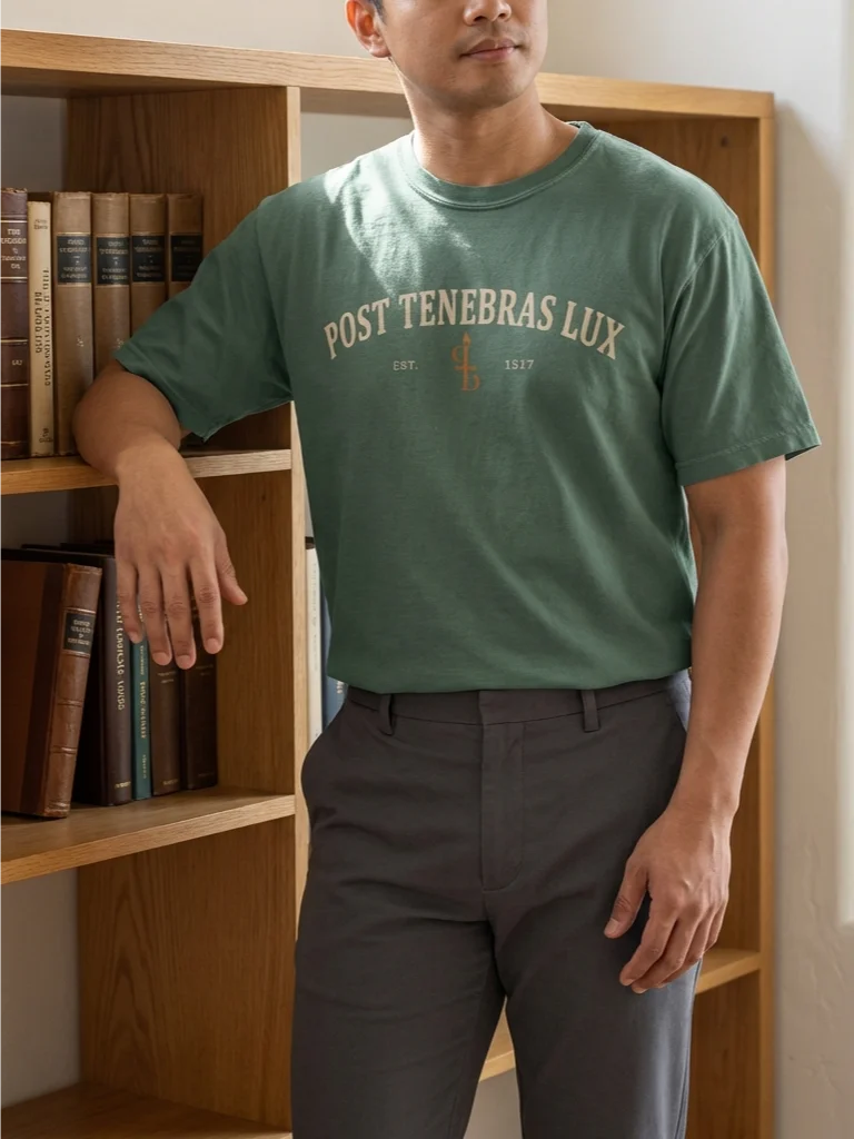 Post Tenebras Lux 1517 Tee | Heavyweight product image (5)
