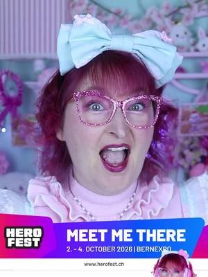 I'm going to Hero Fest 2026 in October 3th and 4th! Will you meet me there?   If you don't have your tickets yet, use this code for 20% : HEF26GG   Get your tickets here : https://www.ticketcorner.ch/en/artist/herofest/   You can also become a volunteer to help around and have free ticket, food and merch and super cool exclusive access! Register here : https://herofest.ch/fuer-volunteers   #HeroFest #HeroFest26 @herofestch
